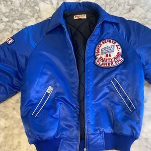 Vintage Blue Puffer Jacket